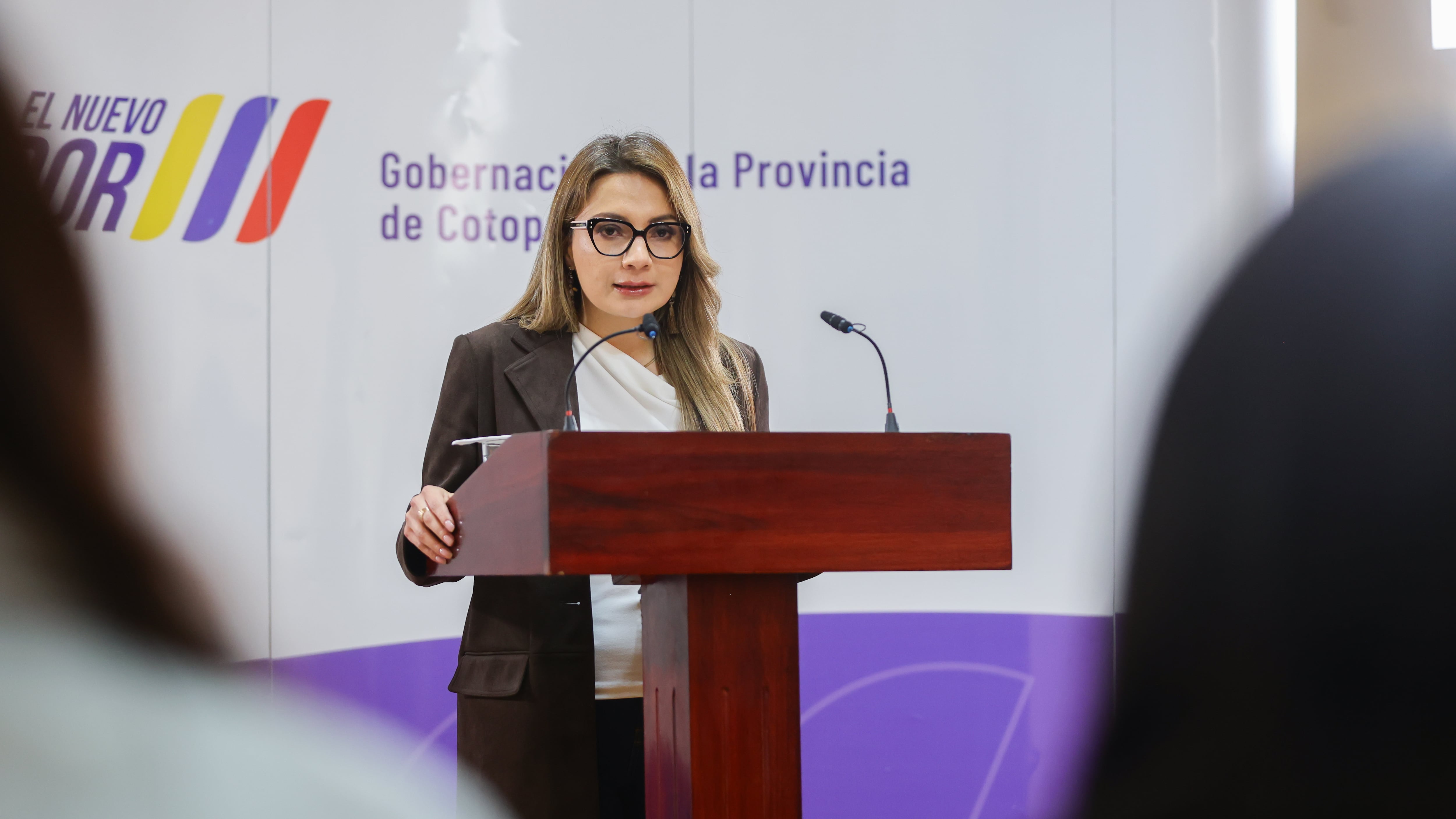 a Vocera Oficial de Carondelet, Carolina Jaramillo