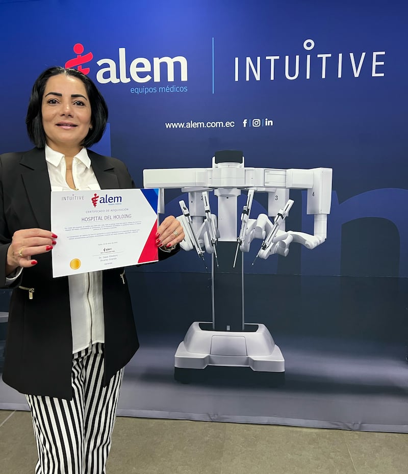 Diana Farinango, gerente general de Hospital del Holding