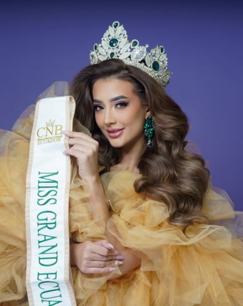 Samantha Quenedit afina últimos detalles para representar a Ecuador en Miss Grand International 2025
