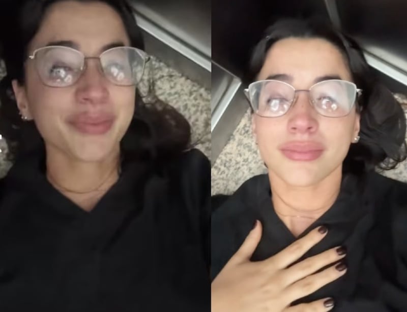 Joven registró en TikTok cómo quedó atrapada tras caída del ascensor