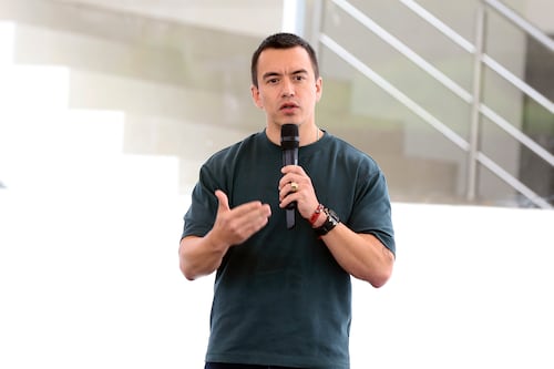 Daniel Noboa habla de una reestructuración de la Asamblea y propone la implementación de un Senado