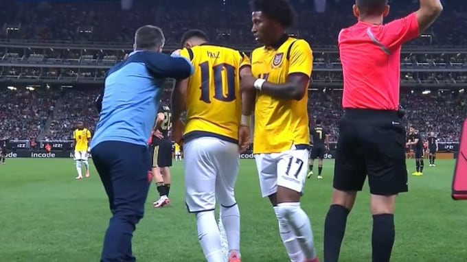 Angelo Preciado con Ecuador ante México