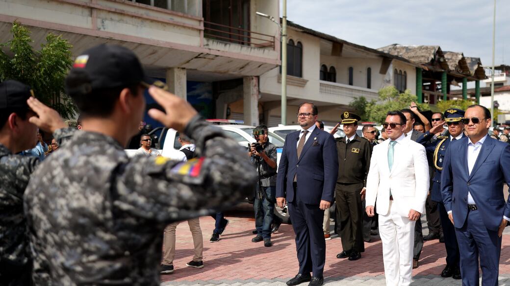 Ministerio del Interior y Policía descartan atentado contra el presidente Daniel Noboa en El Oro