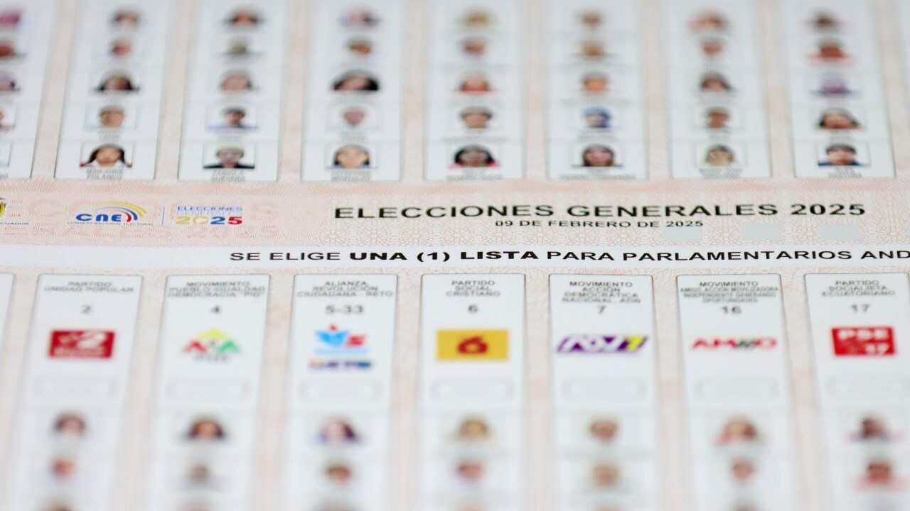 Comienza la campaña electoral para las Elecciones Generales 2025 en Ecuador
