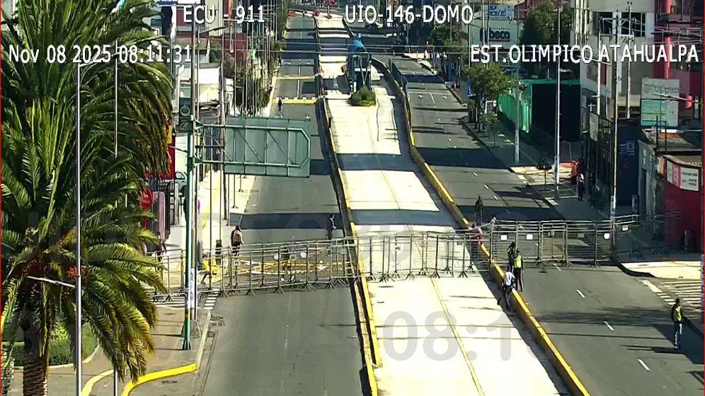 Cierres viales y monitoreo en los alrededores del Estadio Atahualpa por los conciertos de Shakira. Foto: ECU 911