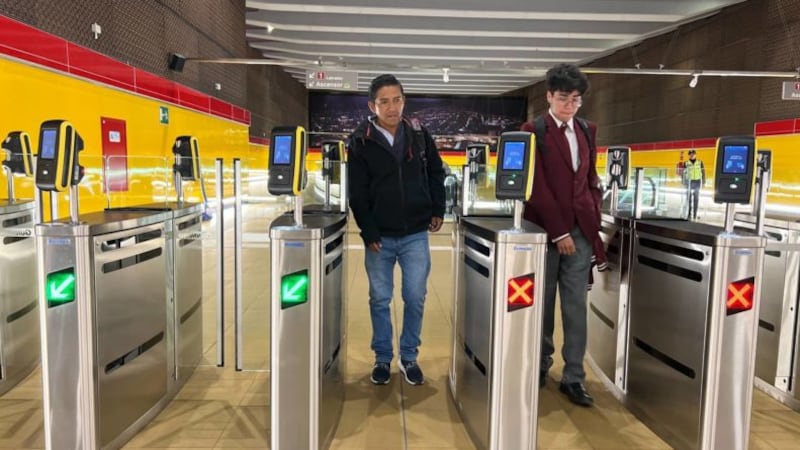 El Metro de Quito se mueve sin inconvenientes en las primeras horas.