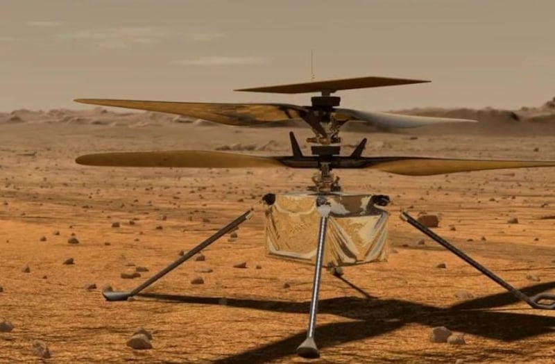 El primer avión que llegó a Marte quedó en tierra debido a que un robot se pudrió.