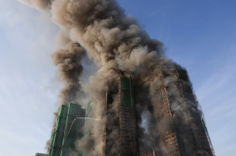 Incendio Tai Po, Hong Kong