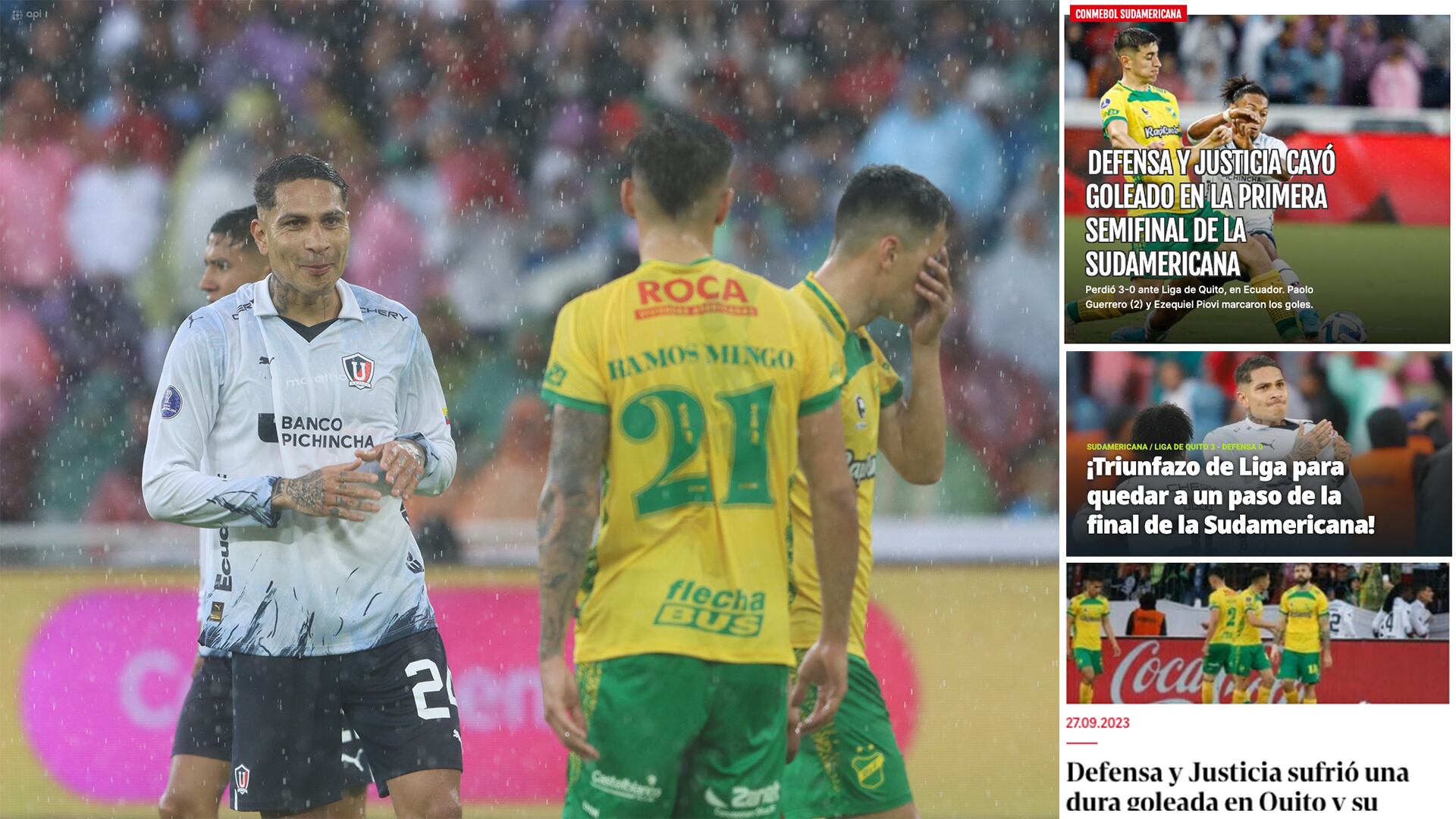 Reacción de la prensa sobre la goleada de Liga de Quito ante Defensa y Justicia