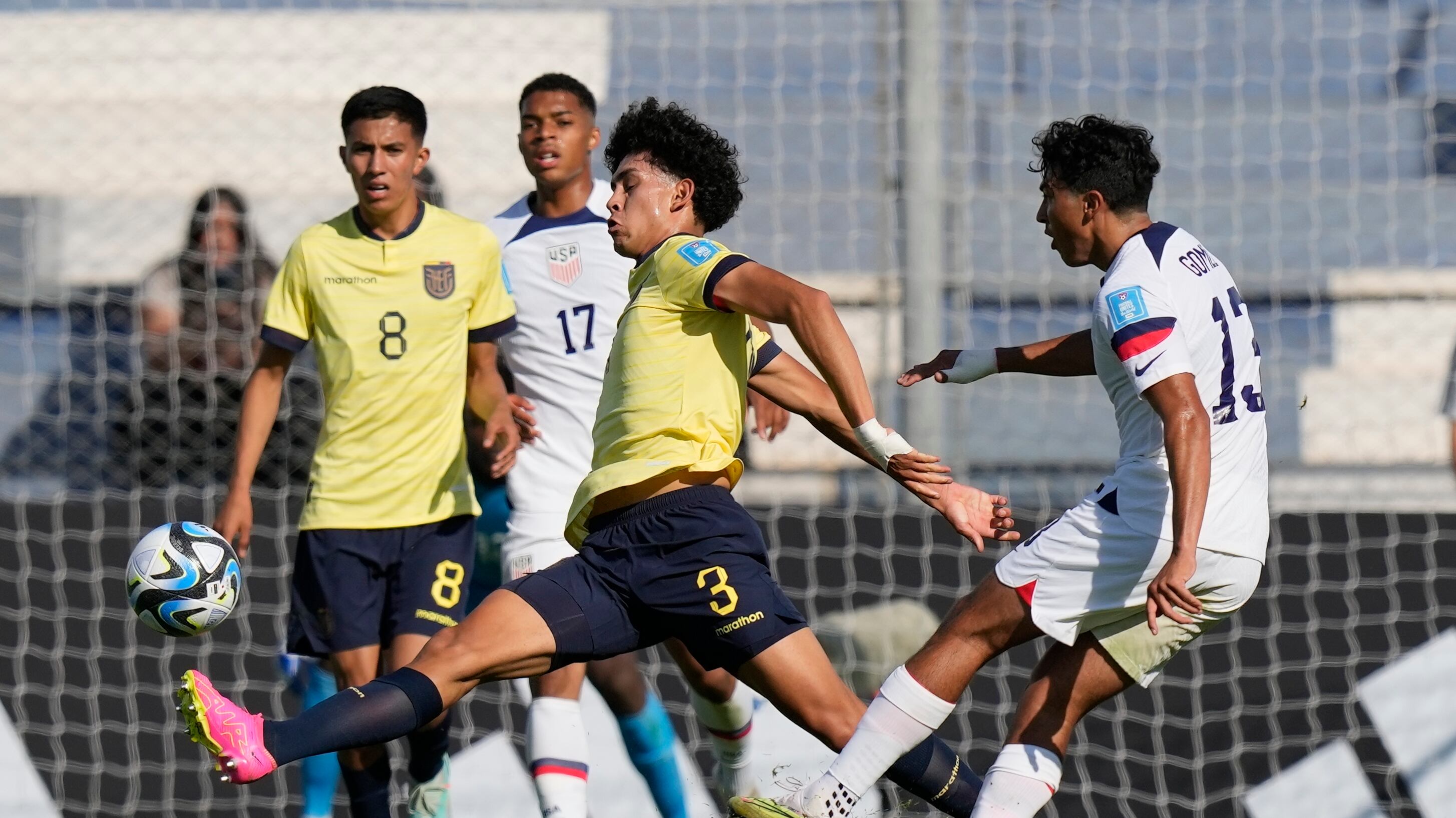 Christian García con Ecuador Sub 20