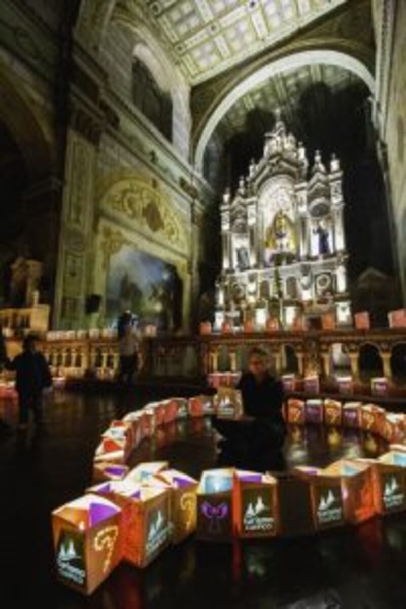 Festival de Luces en honor a Morenica del Rosario en Cuenca