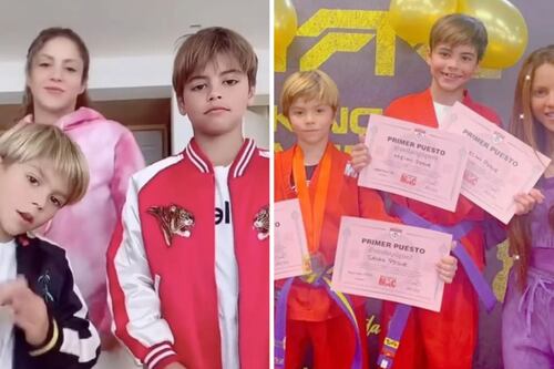 ¿Deportistas o músicos? estos son los impresionantes talentos de los hijos de Shakira