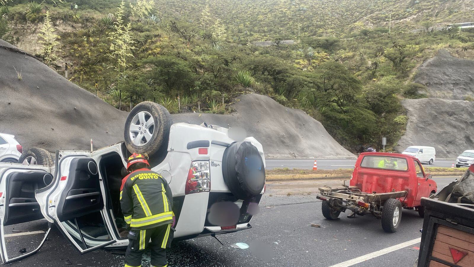 Accidente en Guayllabamba