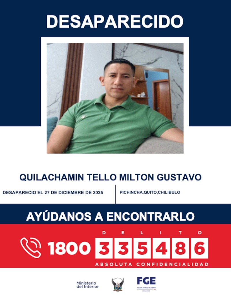 Dan con el vehículo de ciudadano desaparecido en el sur, al interior de un taller en el norte de Quito