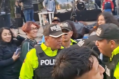 Policía se pronuncia tras suspensión del concierto “Kitu Underground” donde se presentaba Mugre Sur en Quito