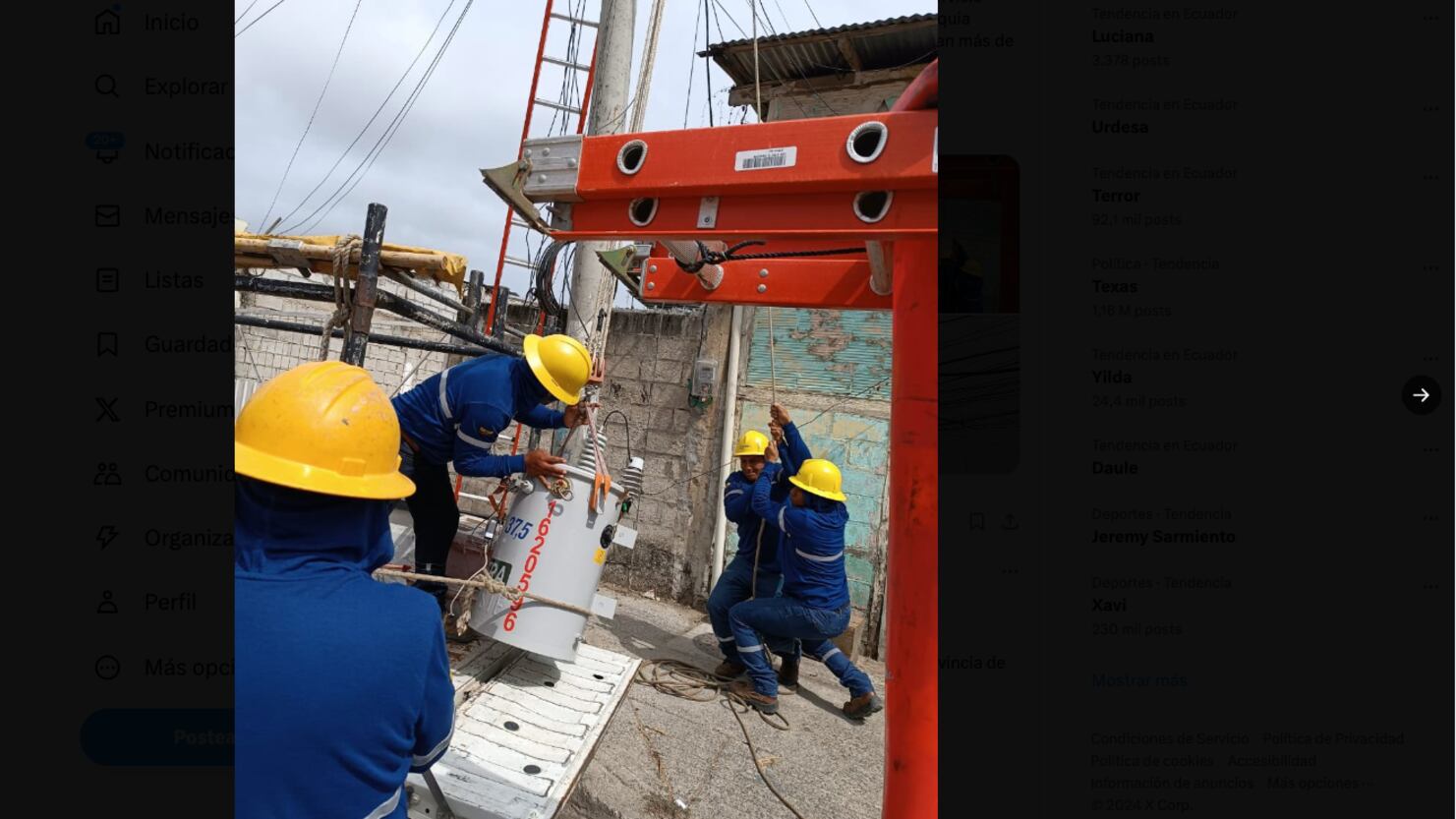 Apagones en Guayaquil