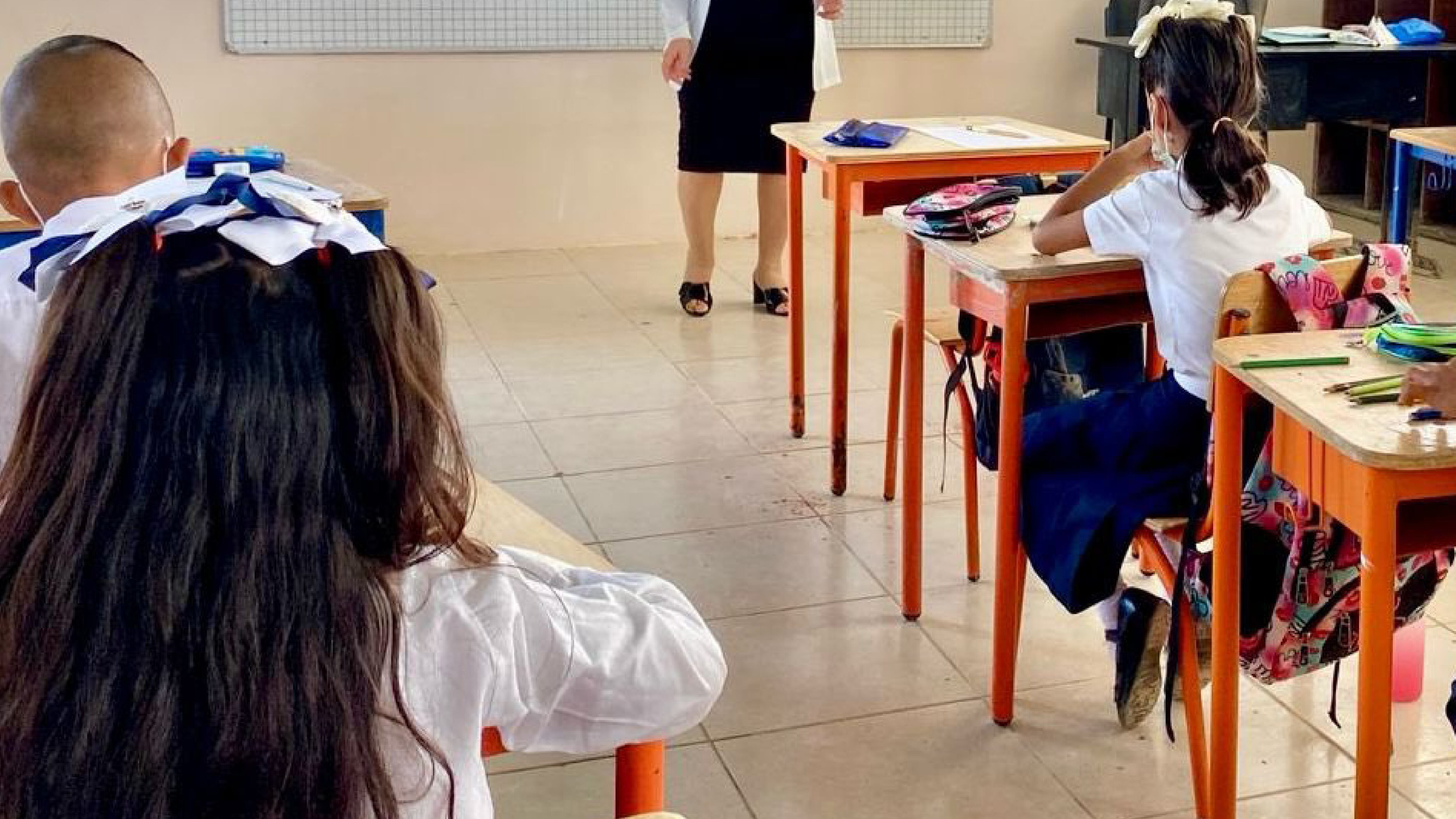Niños en clase