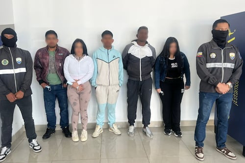 Cae banda delictiva dedicada al robo a personas en el norte de Quito y venta de drogas