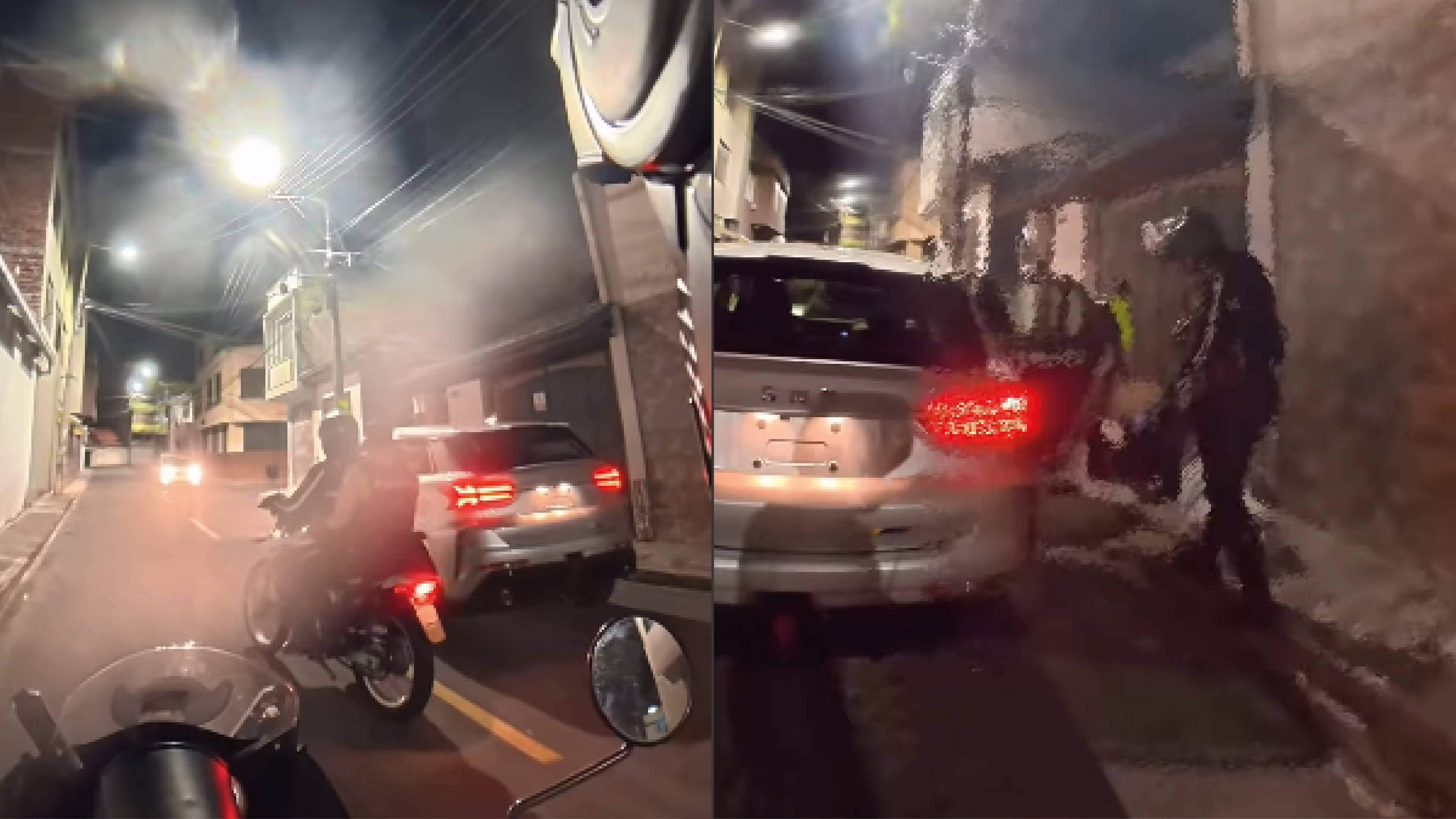 Policía intercepta vehículo sin placas durante operativo en Quito.