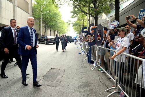 Así fue la llegada de Joe Biden y Donald Trump al debate presidencial