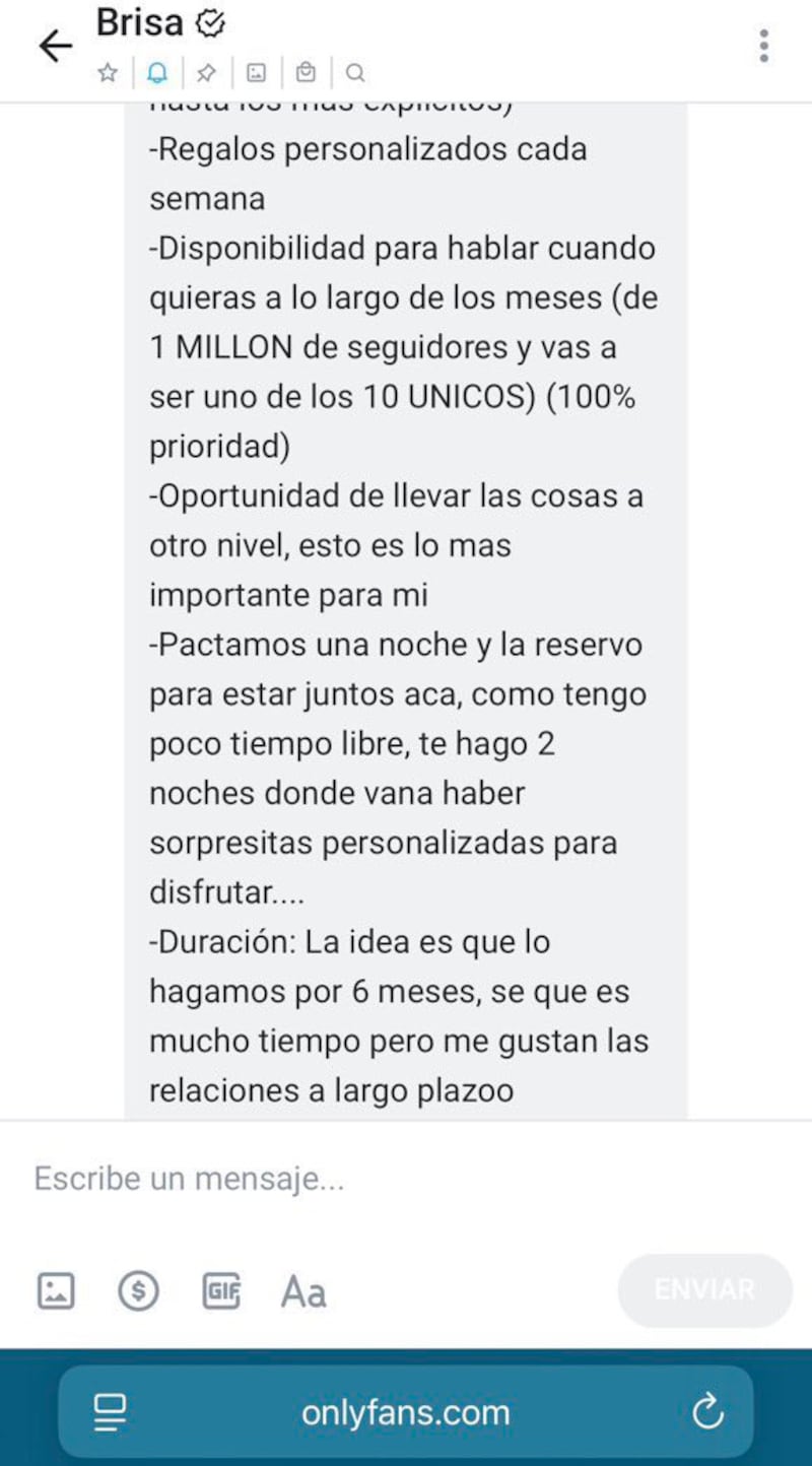 Propuesta de una novia virtual.