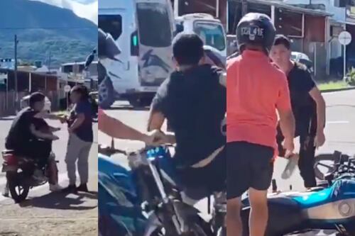 (Video) Atropelló a presuntos ladrones sin saber que estaban grabando una película