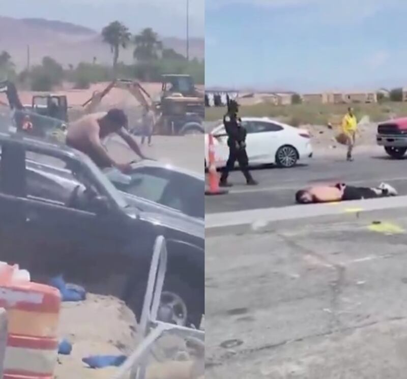 Video viral: Hombre detenido en Las Vegas por furia al volante y múltiples cargos