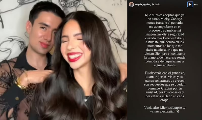 Ángela Aguilar rindió homenaje a Miguel de la Mora en Instagram