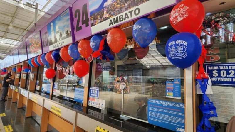 Terminales terrestres durante el feriado