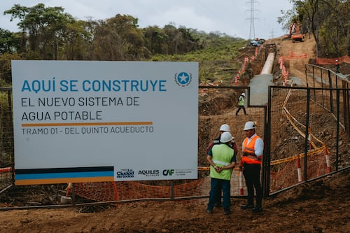 ¿Qué es el Quinto Acueducto de Guayaquil? Costo, avance y sectores beneficiados