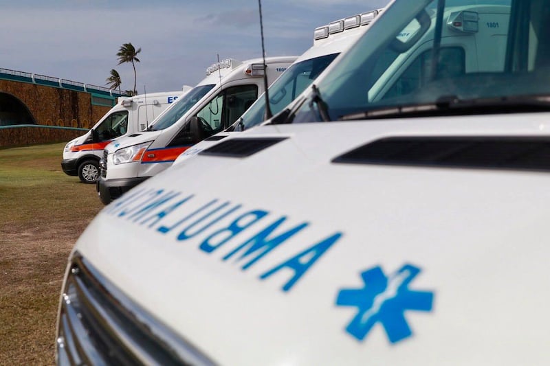 Imagen de ambulancias.