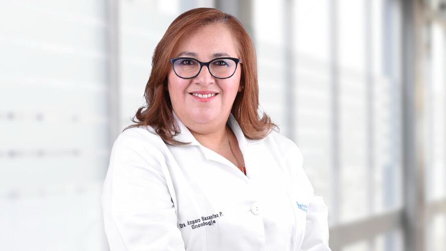 Dra. Amparito Basantes, Oncóloga del Hospital Metropolitano
