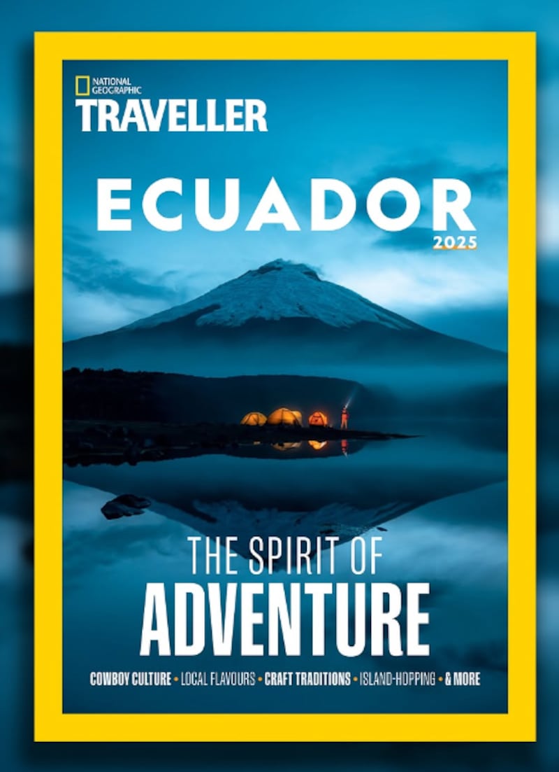 Ecuatoriano en la portada de National Geographic.