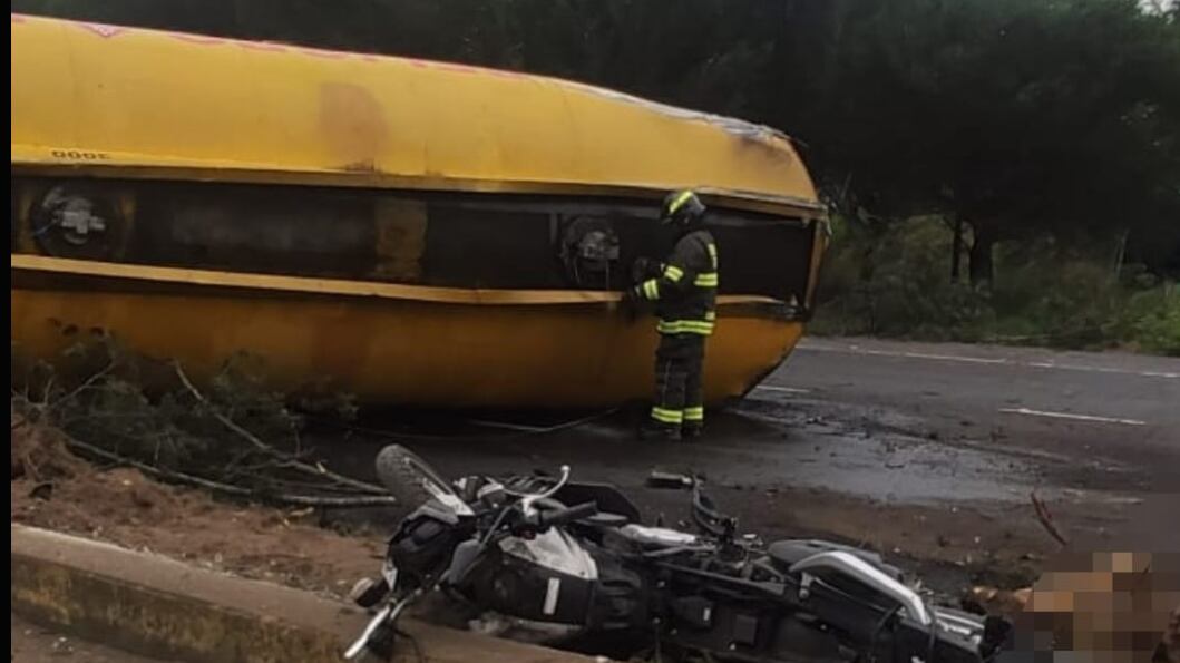 Accidente de tránsito en la Av. Simón Bolívar