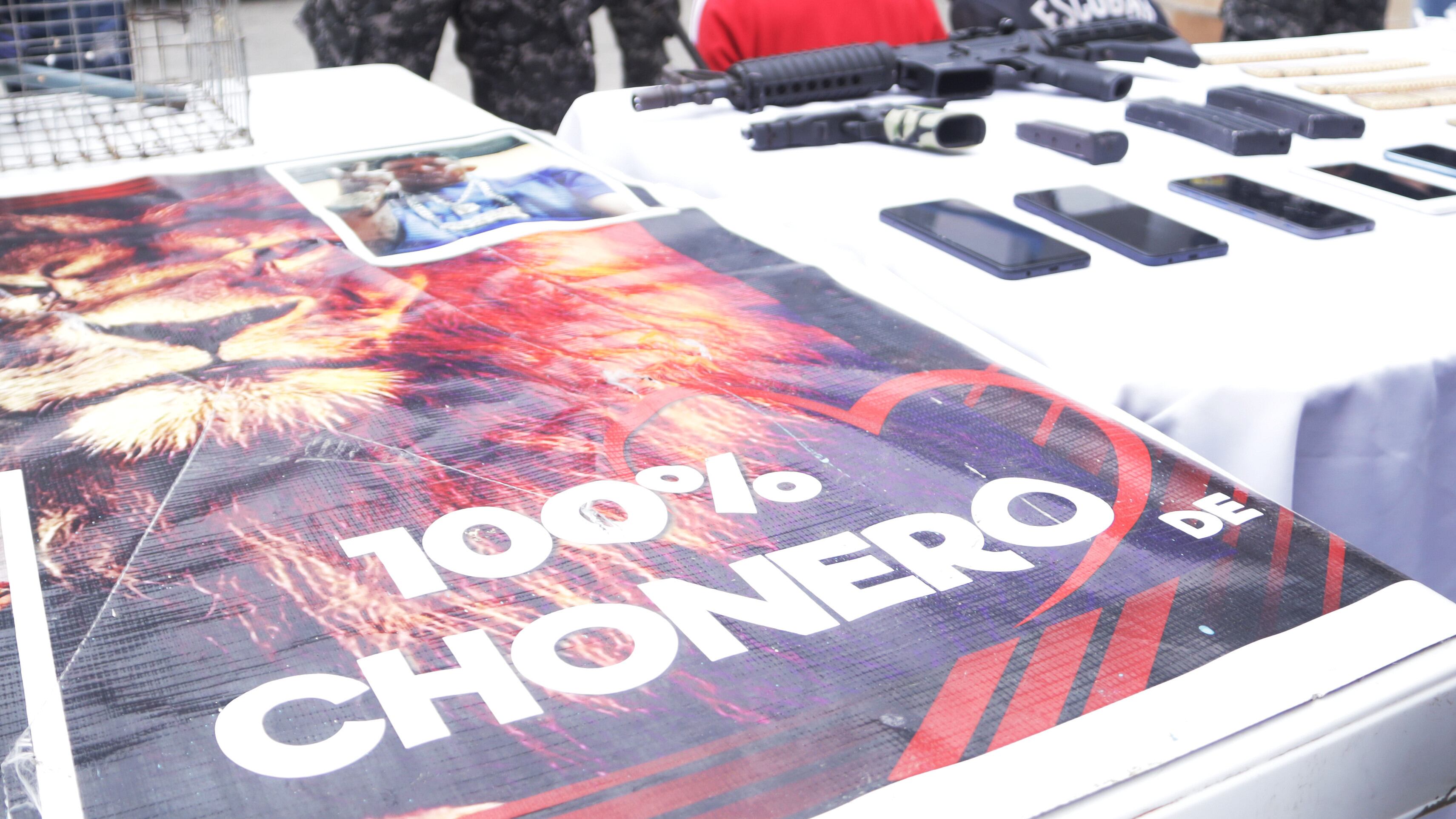 En rueda de empresa, la Policía Nacional brindó detalles del operativo en sectores de la Nueva Prosperina.