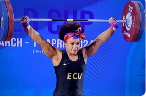 ¡A París! Neisi Dajomes clasifica a los Juegos Olímpicos con dos medallas de oro