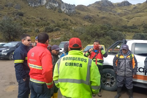 Bomberos y Policía mantienen búsqueda de ciudadano desaparecido en El Cajas