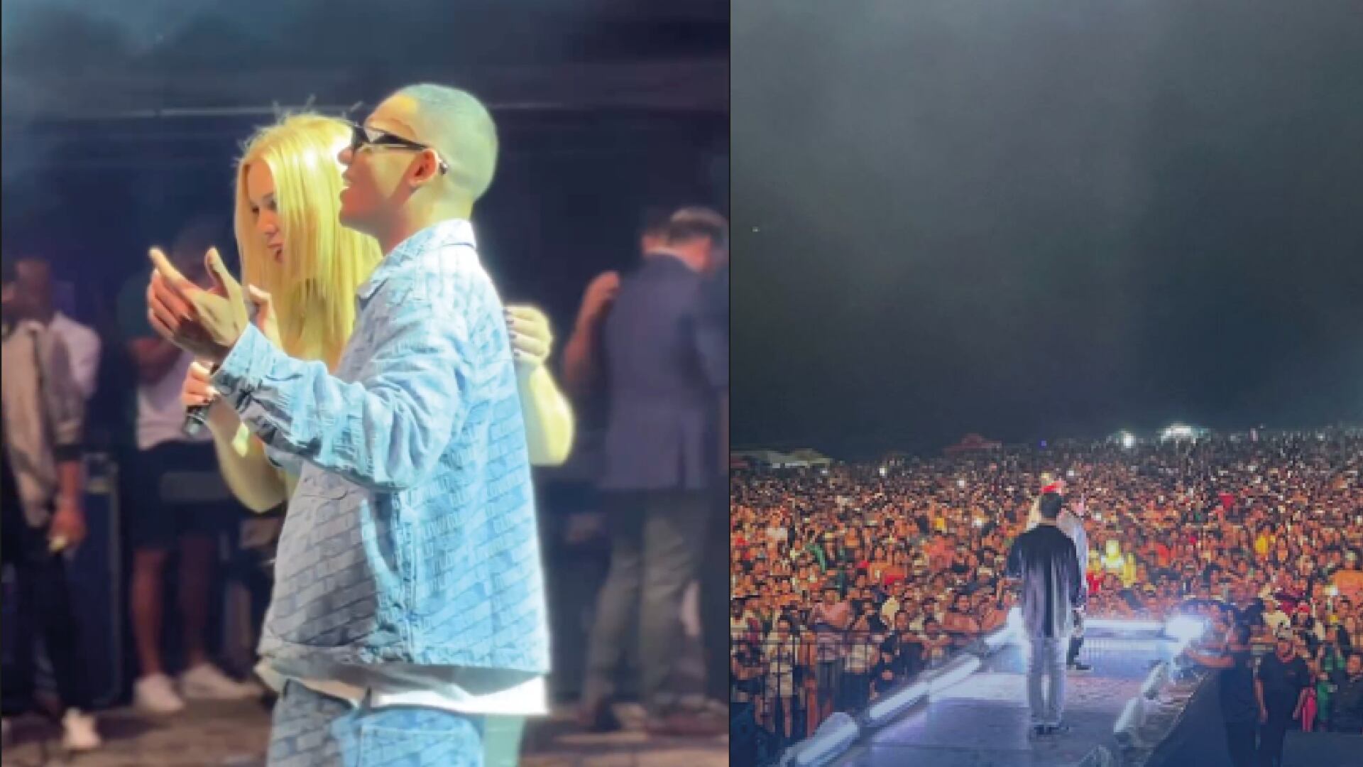 Carolina Jaume cantó ante miles de personas con Beder Musicólogo