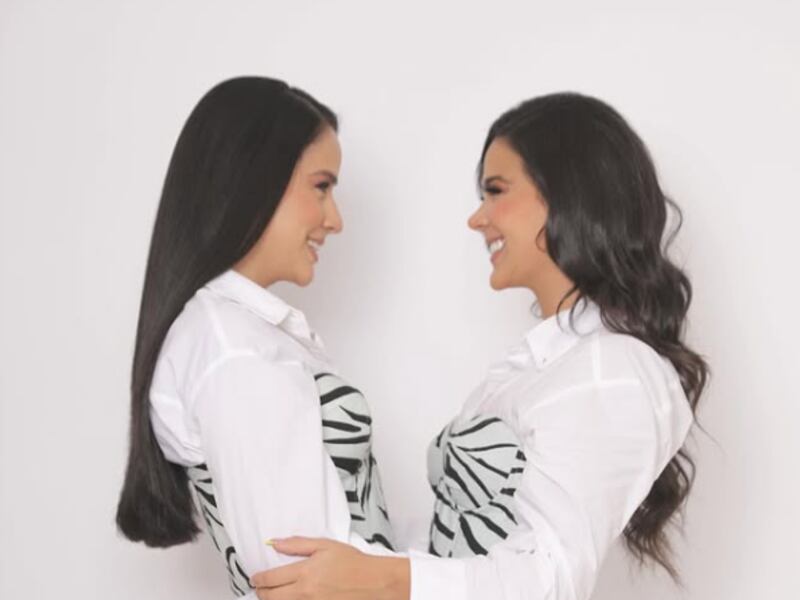 Michela Pincay y su hermana Iesmín