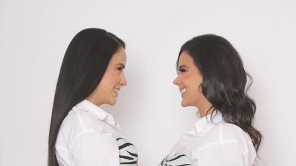 Michela Pincay y su hermana Iesmín