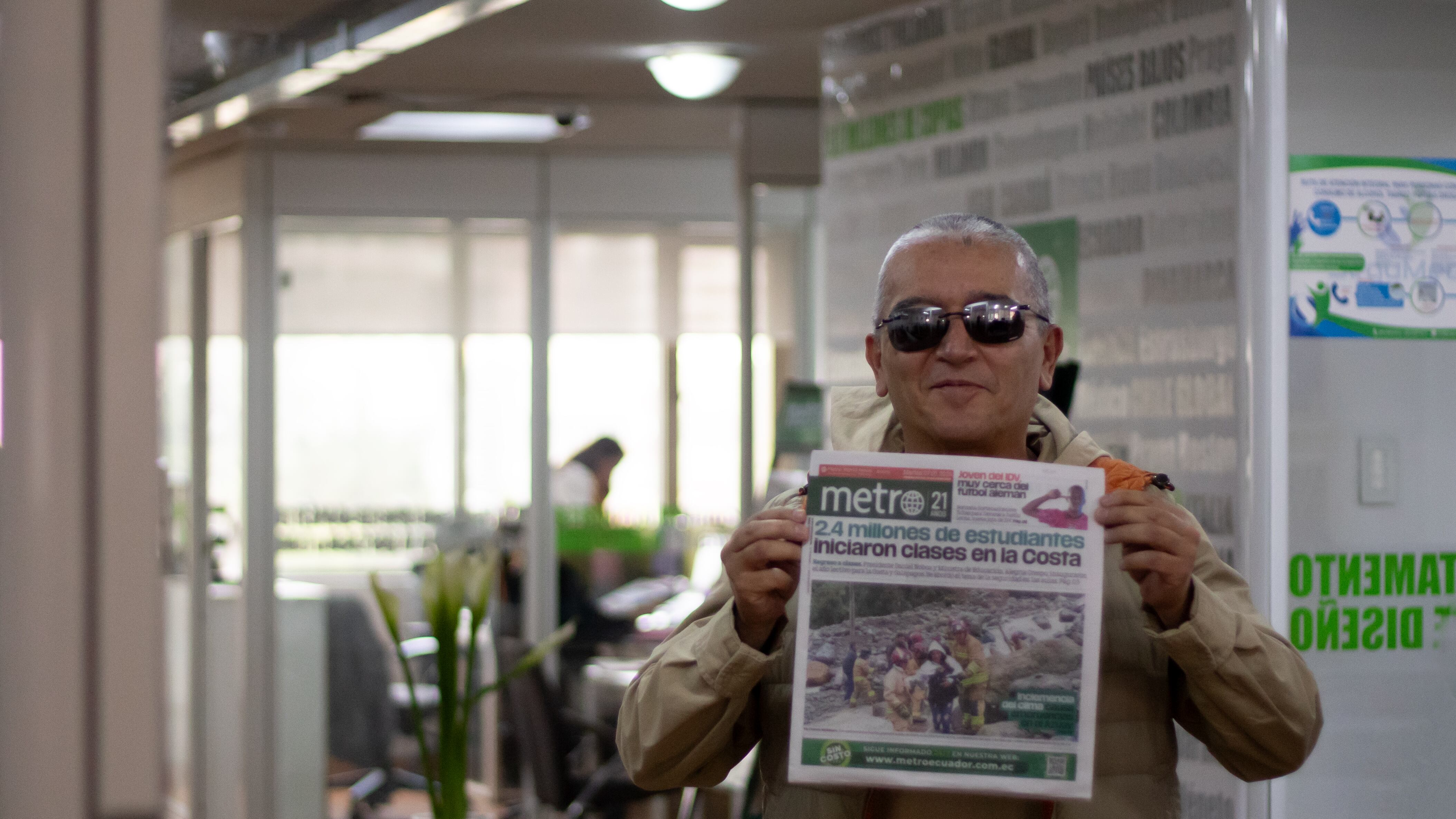 Luis Miguel 'El Loco' Baldeón en Diario metro Ecuador