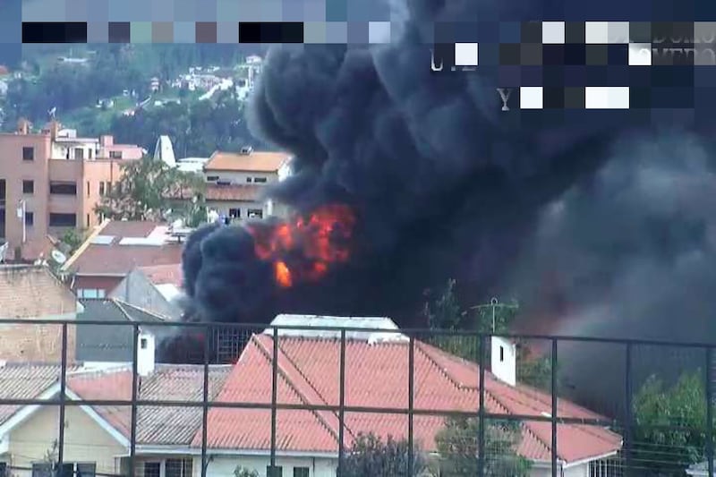 Incendio en Cuenca