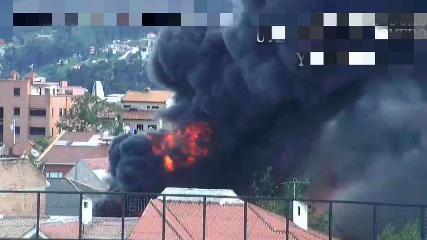 Incendio en Cuenca