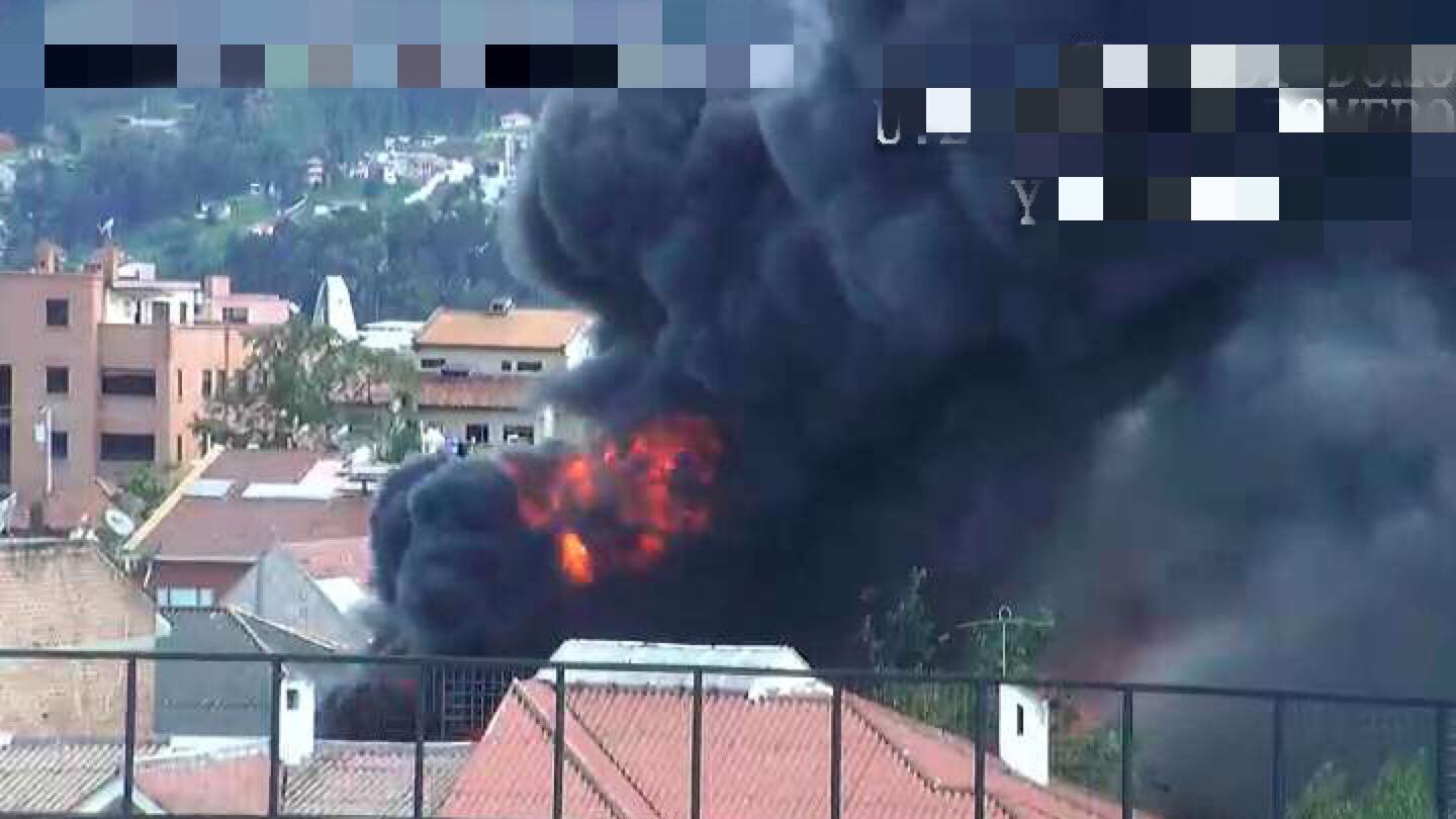 Incendio en Cuenca