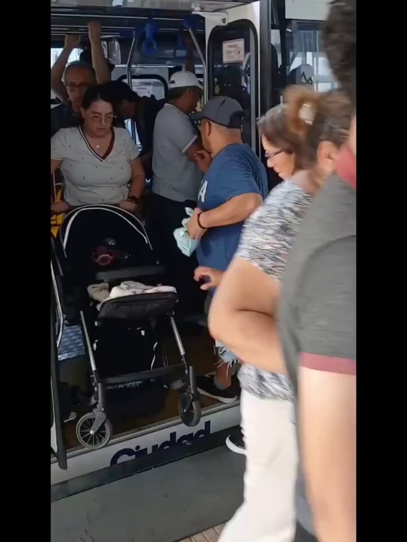 Pasajeros denunciaron que la puerta se cerró mientras descendían con un coche de bebé; el sistema anunció revisión técnica para esclarecer lo ocurrido.