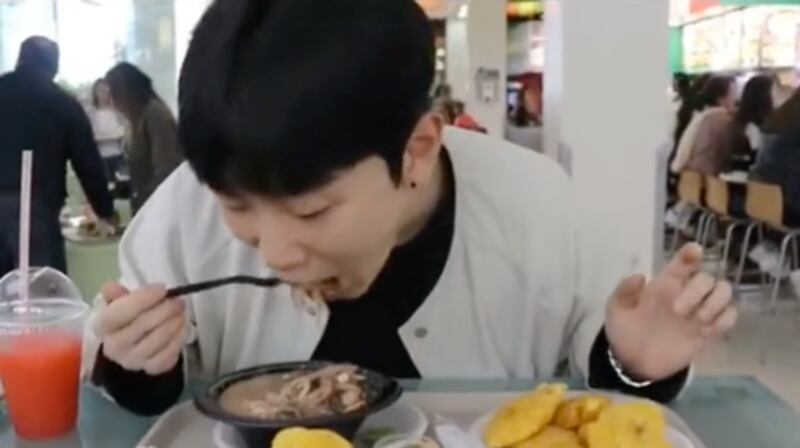 Ceviche mixto; coreano