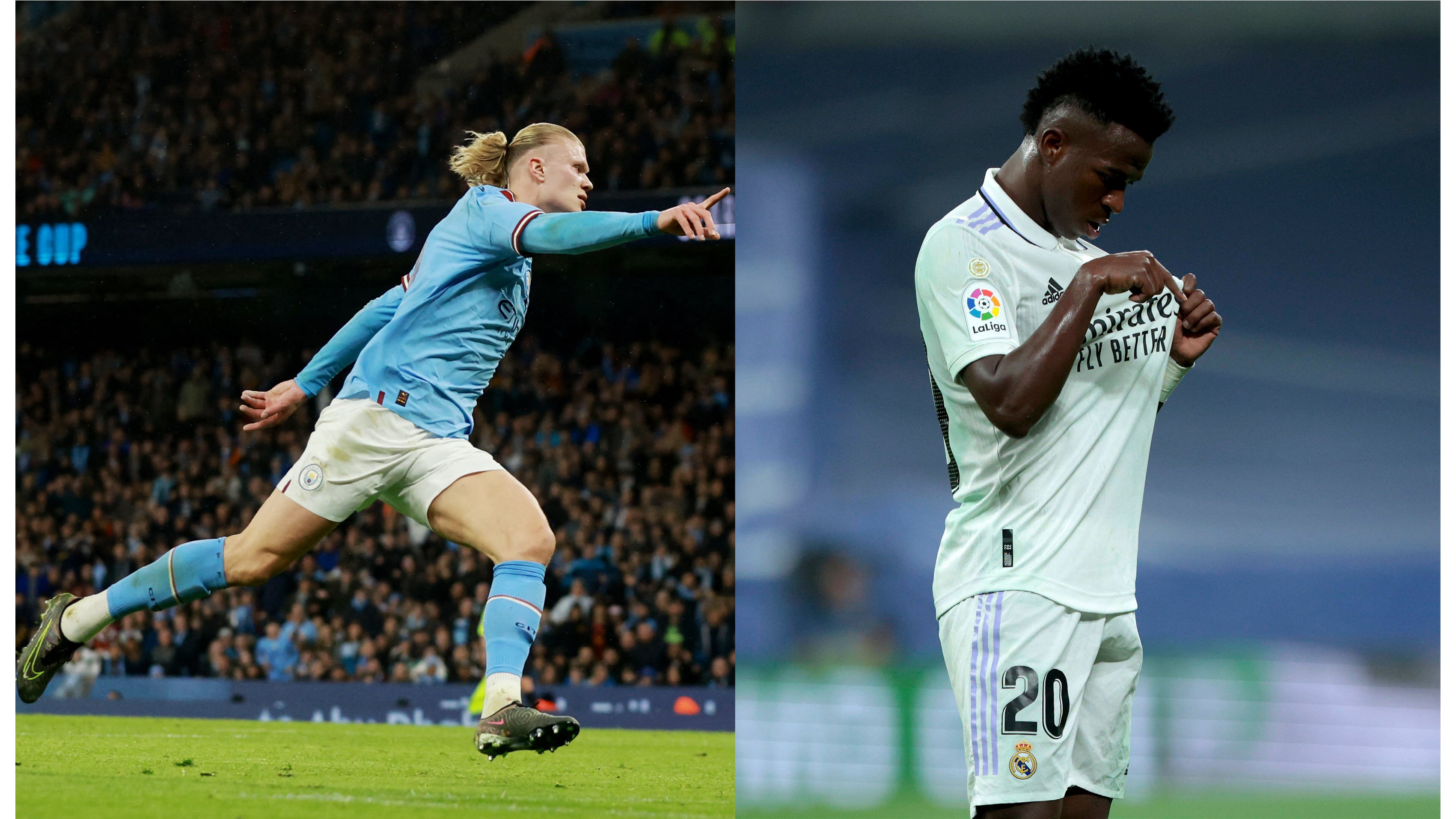 Vinícius Jr vs Erling Haaland, ¿quién llega mejor a la semifinal de la Champions?