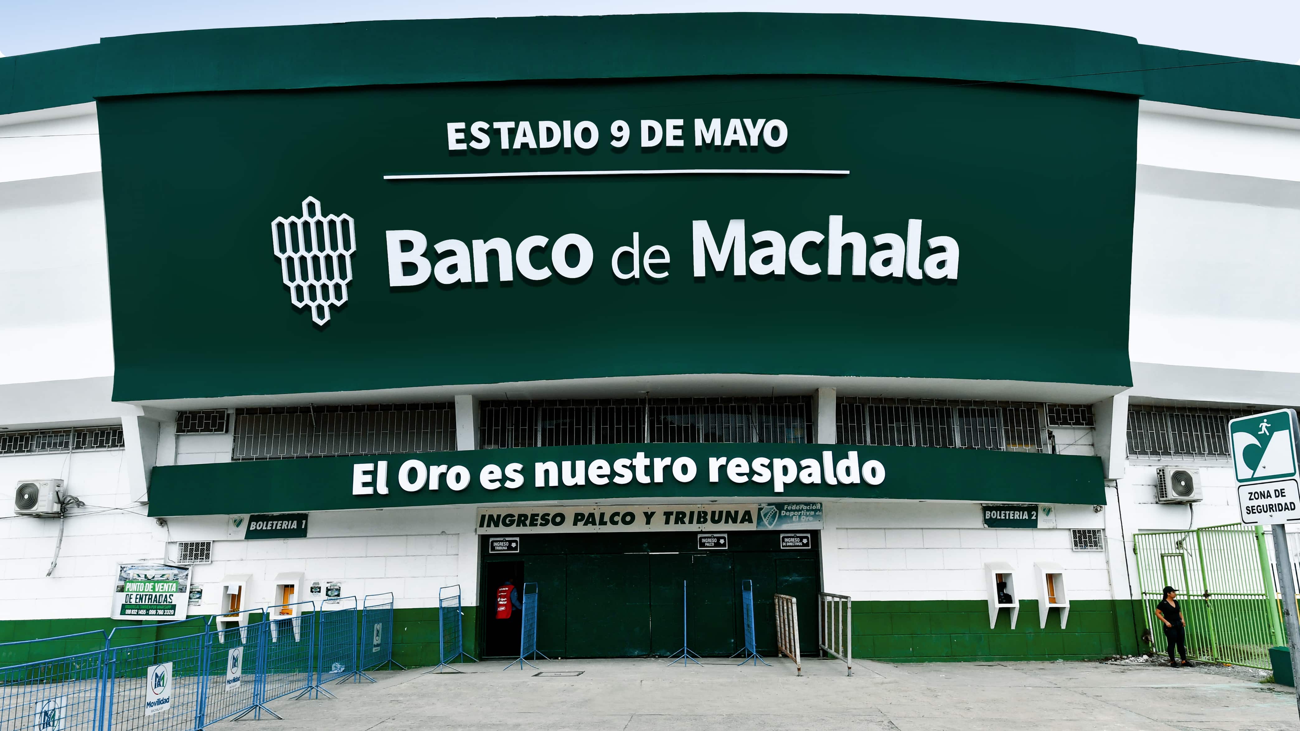 Así luce el “Estadio Banco de Machala”.