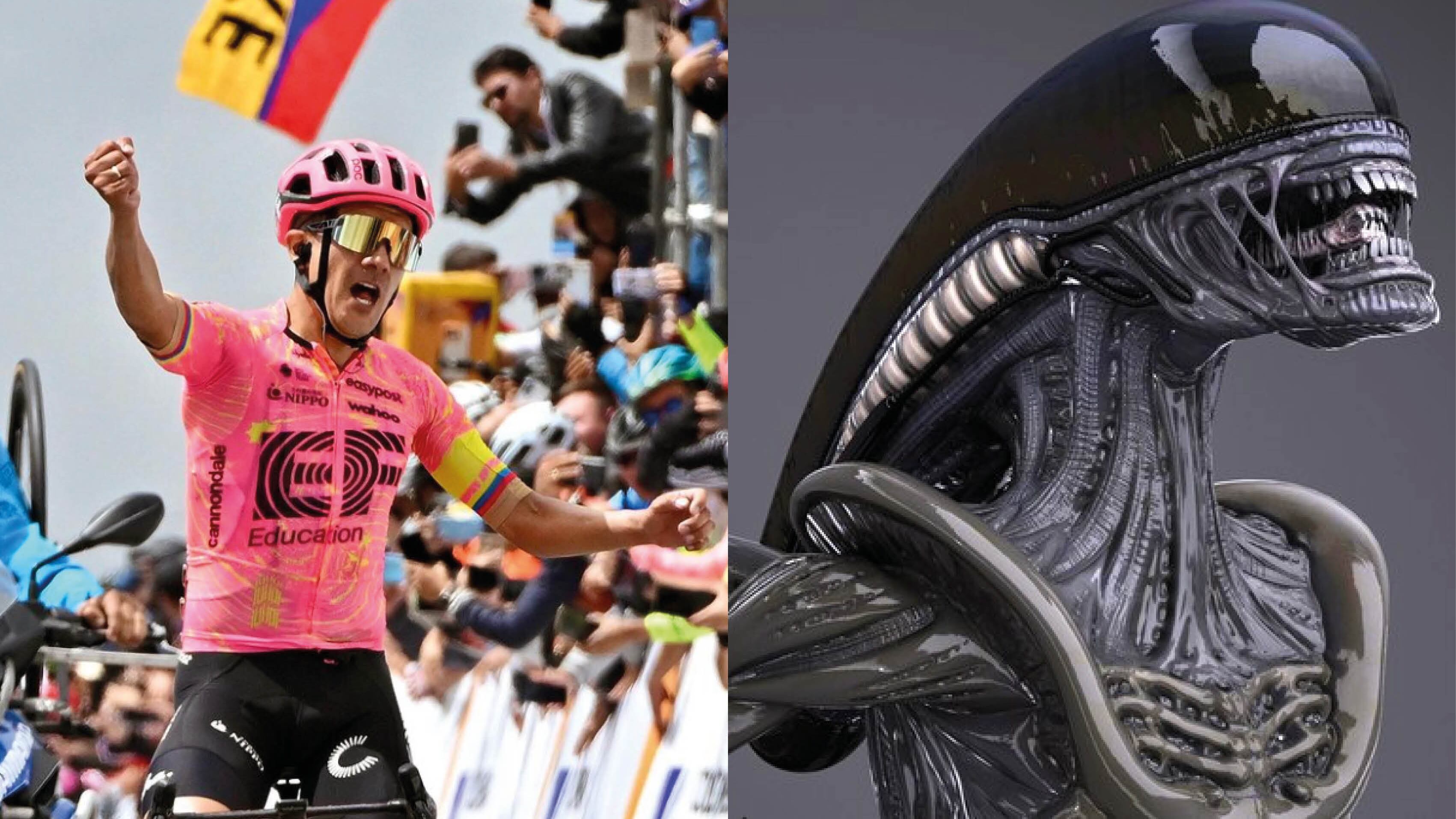 Nuevo casco usará el rival de Richard Carapaz