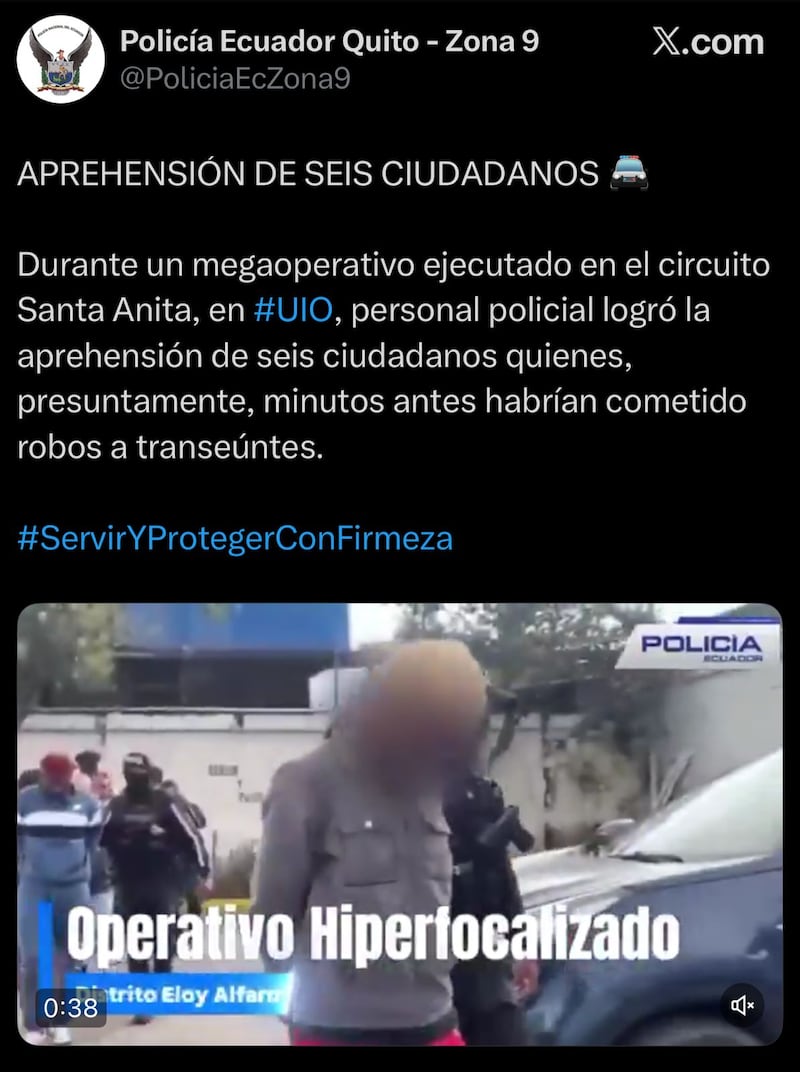 Objetos robados fueron los indicios para dar con un grupo de delincuentes que asaltaban a transeúntes en el sur de Quito. Foto: Policía Nacional